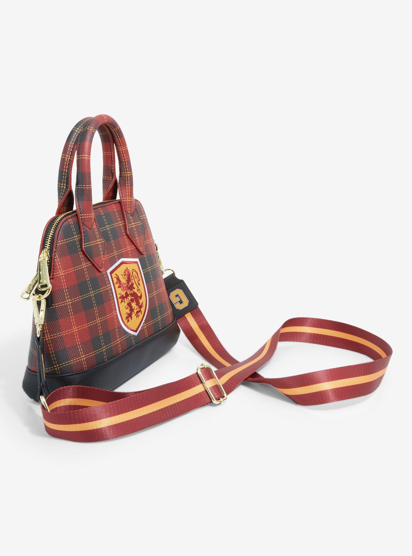 Loungefly Harry Potter Gryffindor Plaid Crossbody Bag, , alternate