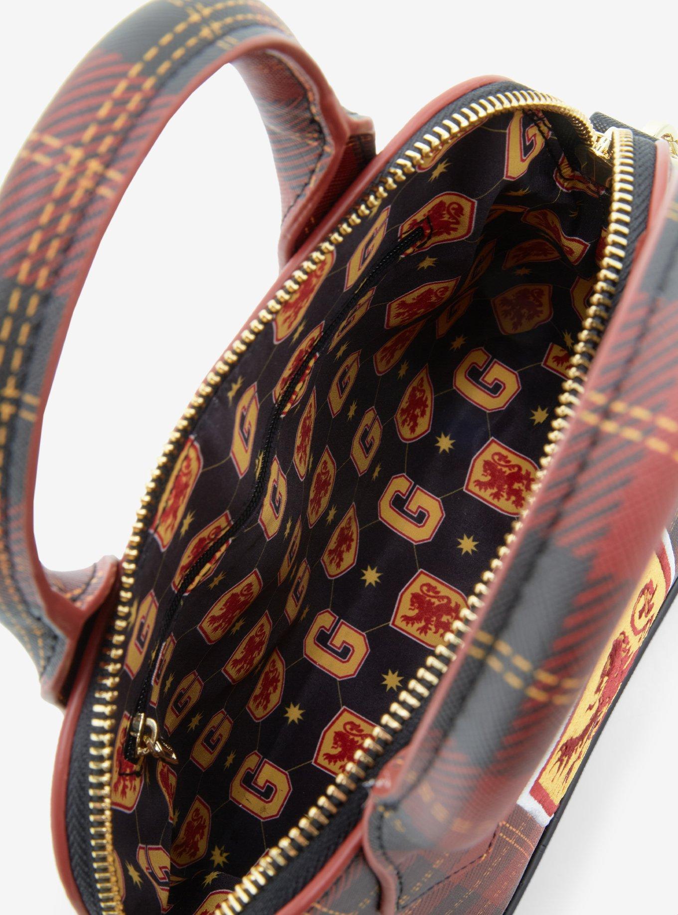 Loungefly Harry Potter Gryffindor Plaid Crossbody Bag, , alternate
