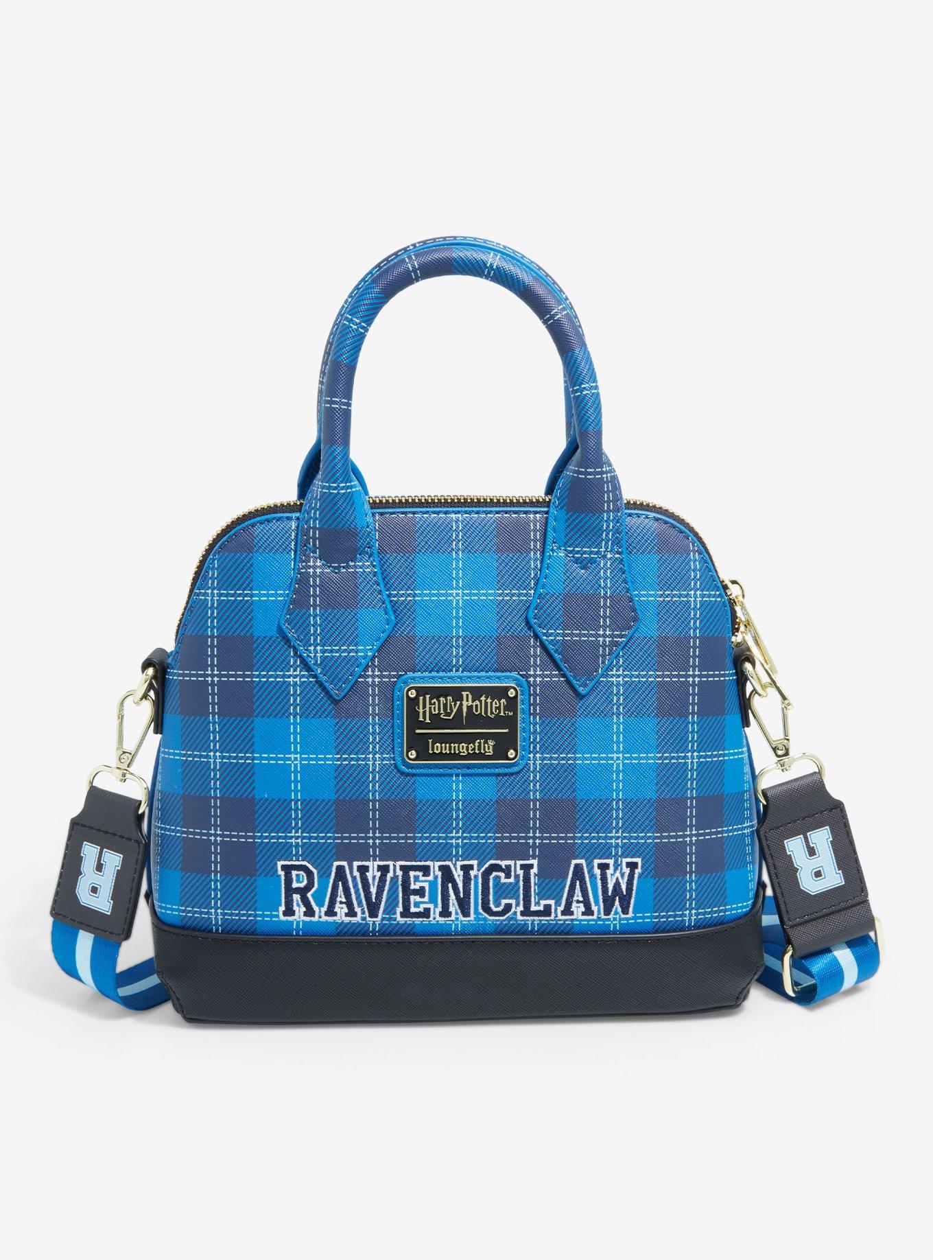 Loungefly Harry Potter Ravenclaw Plaid Crossbody Bag, , alternate