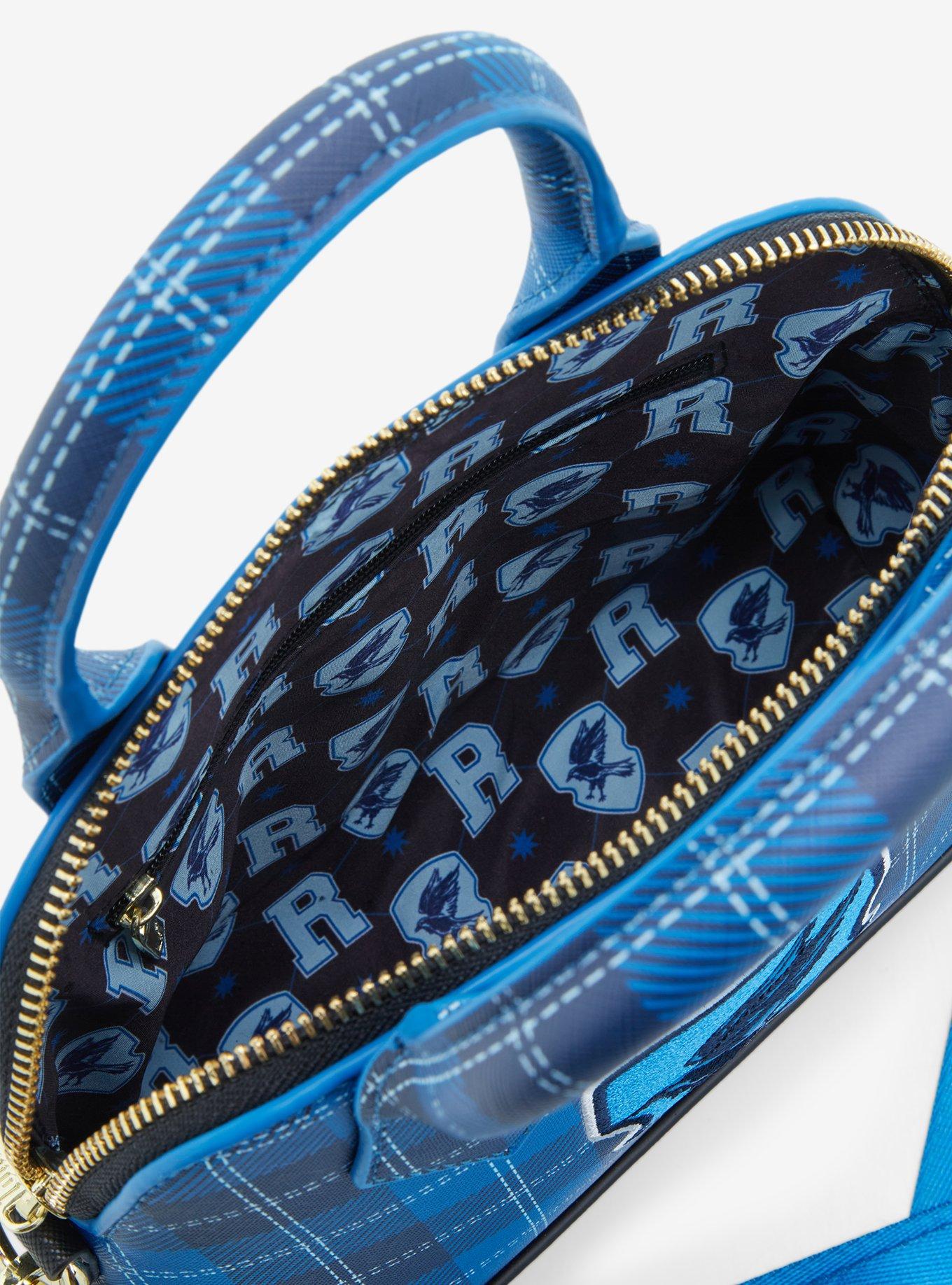 Loungefly Harry Potter Ravenclaw Plaid Crossbody Bag, , alternate