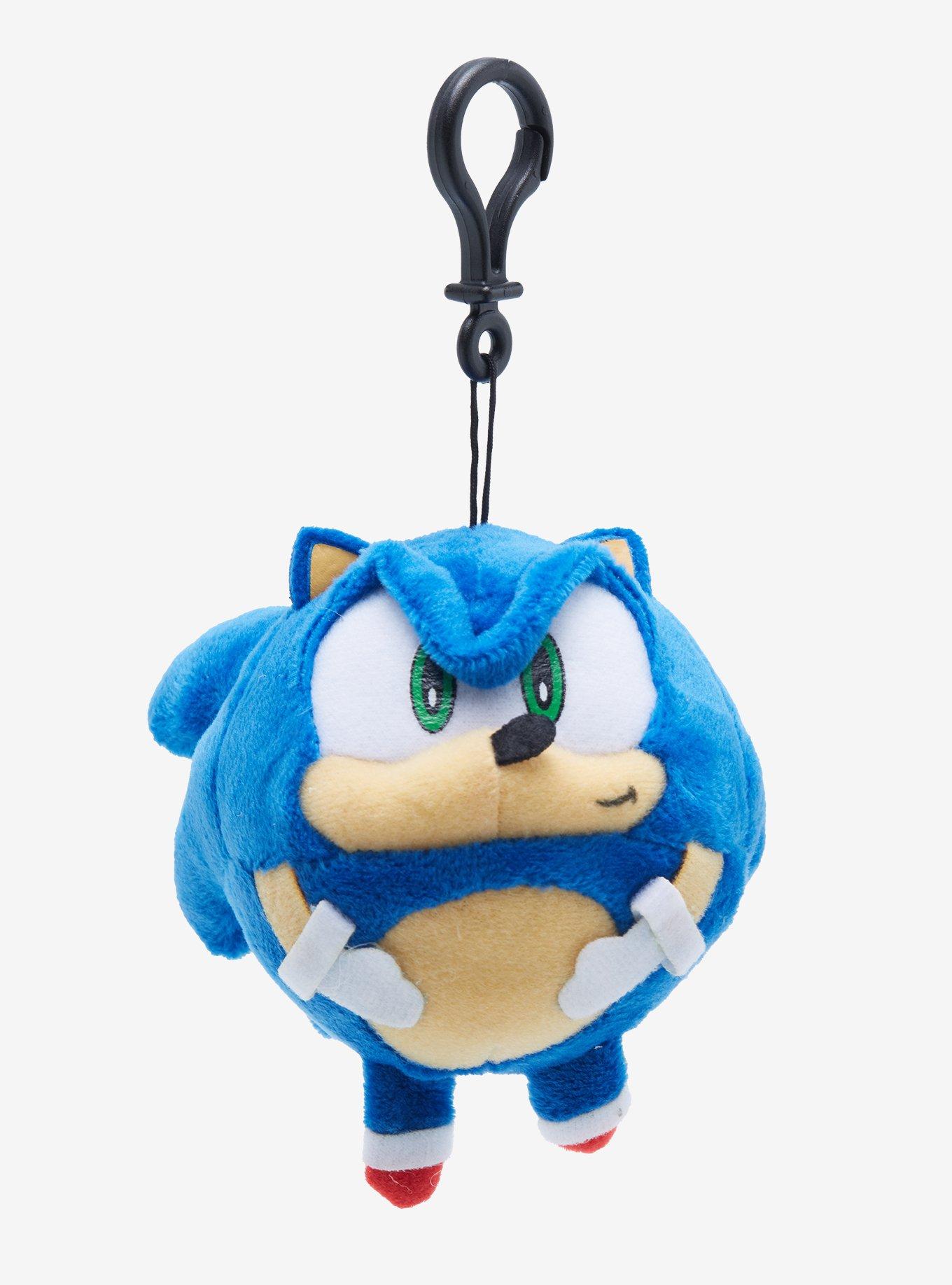 Sonic The Hedgehog Round Plush Key Chain, , alternate