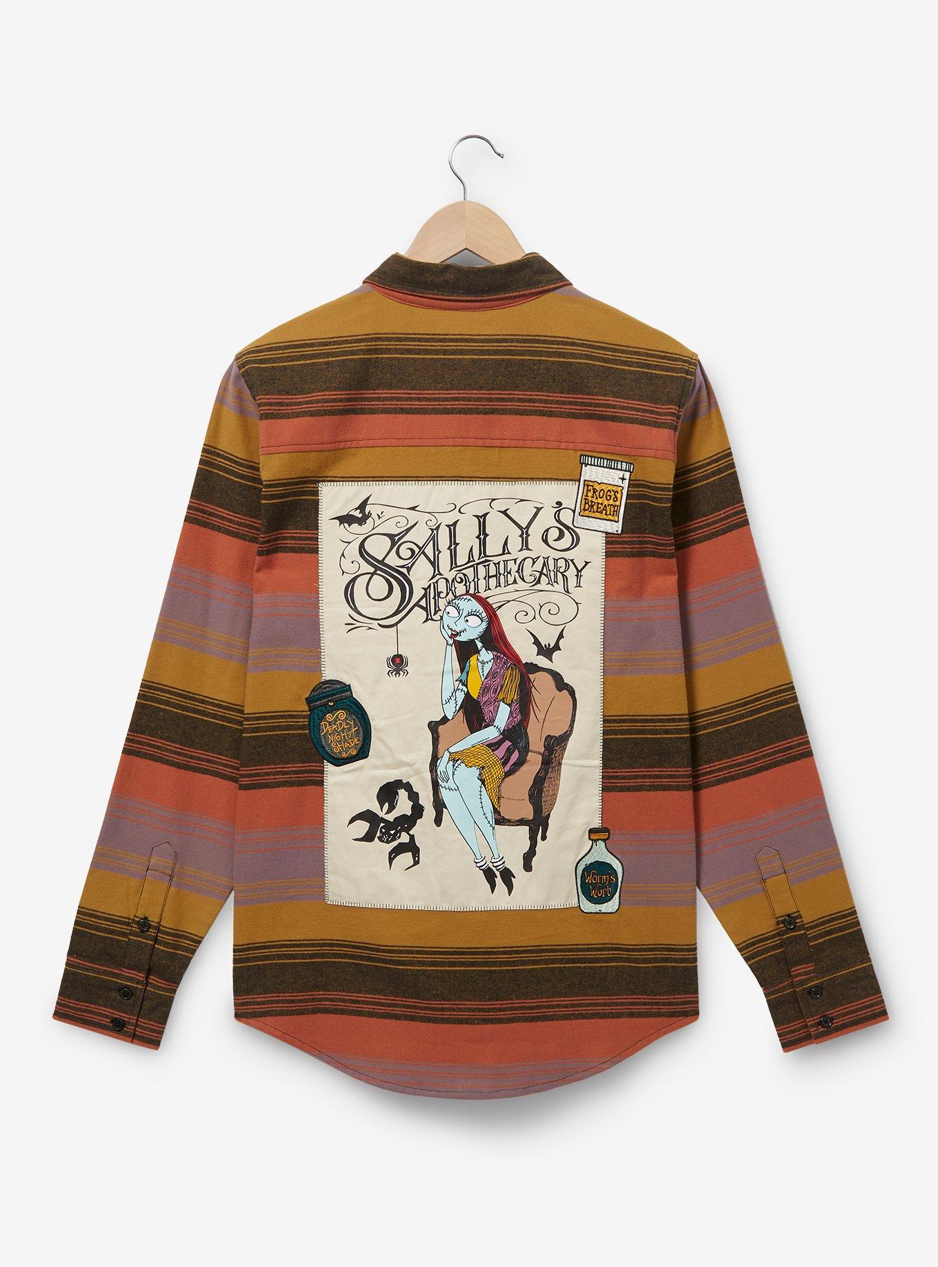 Disney The Nightmare Before Christmas Striped Sally Flannel - BoxLunch Exclusive, , hi-res