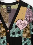 Her Universe Disney The Nightmare Before Christmas Sally Women's Patchwork Cardigan - BoxLunch Exclusive, MULTI, alternate