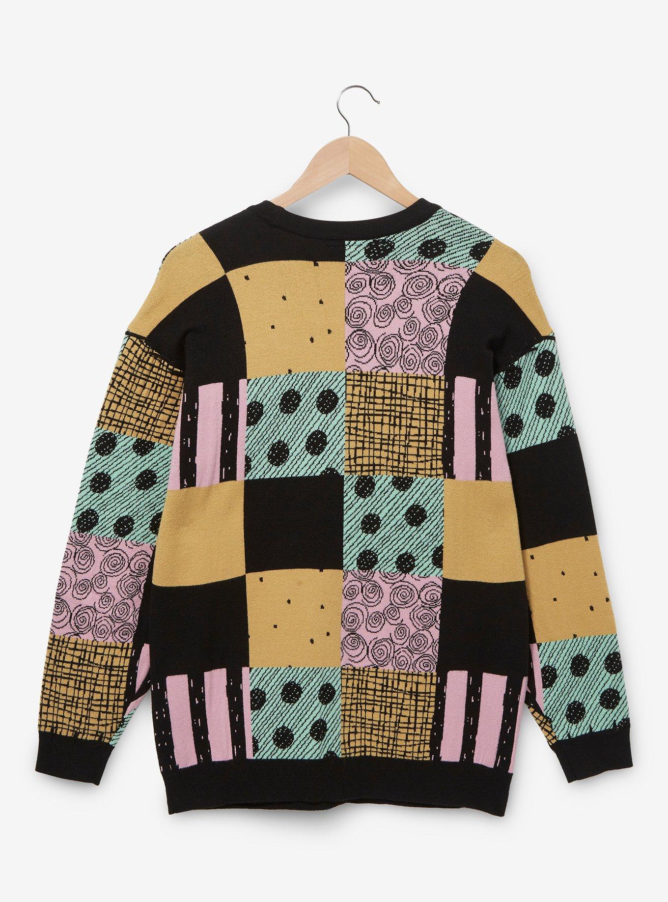 Her Universe Disney The Nightmare Before Christmas Sally Women's Patchwork Cardigan - BoxLunch Exclusive, MULTI, alternate