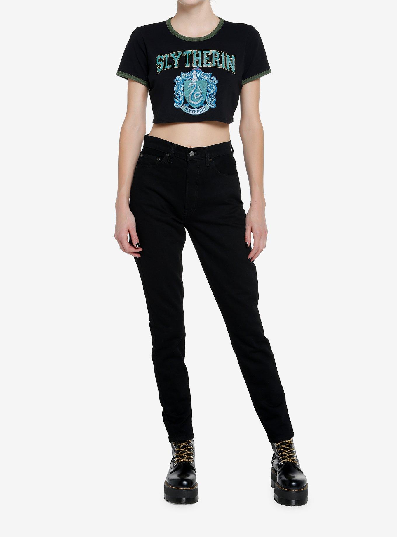 Harry Potter Slytherin Vintage Ringer Girls Baby T-Shirt, MULTI, alternate