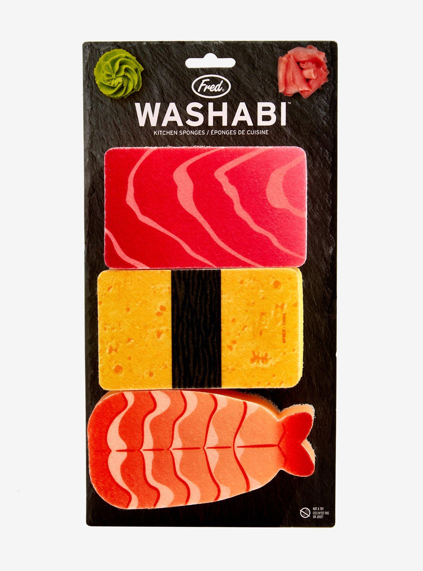 Fred Washabi Sushi Kitchen Sponges, , alternate