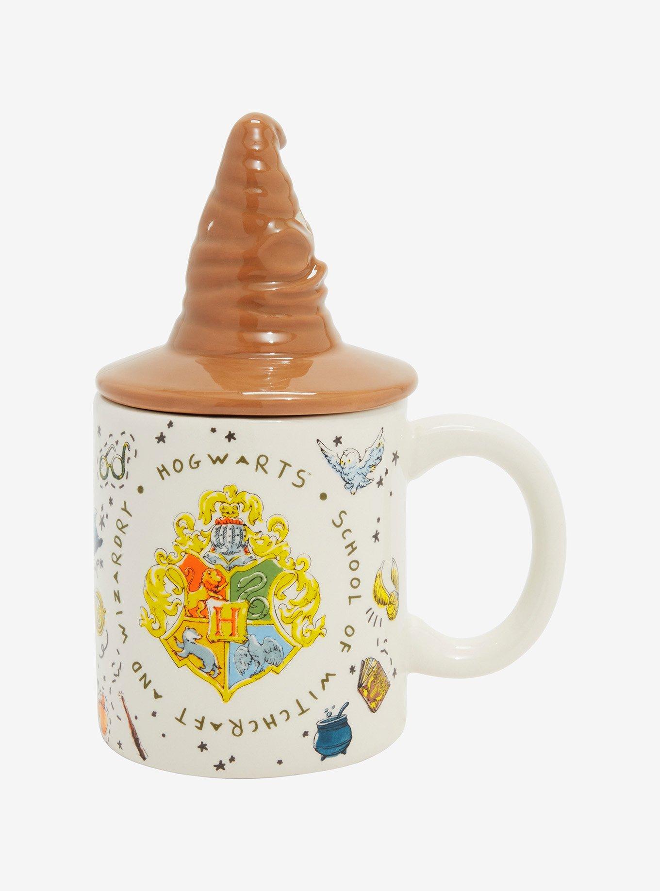 Harry Potter Hogwarts Mug with Sorting Hat Figural Lid, , alternate