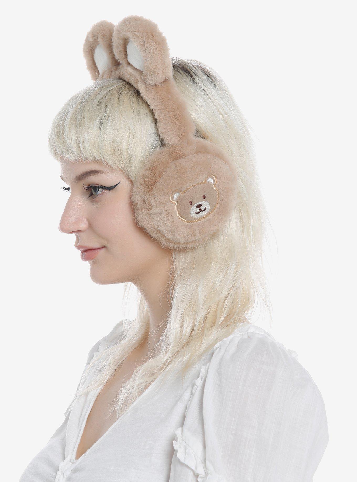 Teddy Bear Folding Earmuffs, , alternate