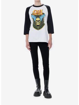 Ozzy Osbourne Winged Skull Girls Raglan T-Shirt, , hi-res