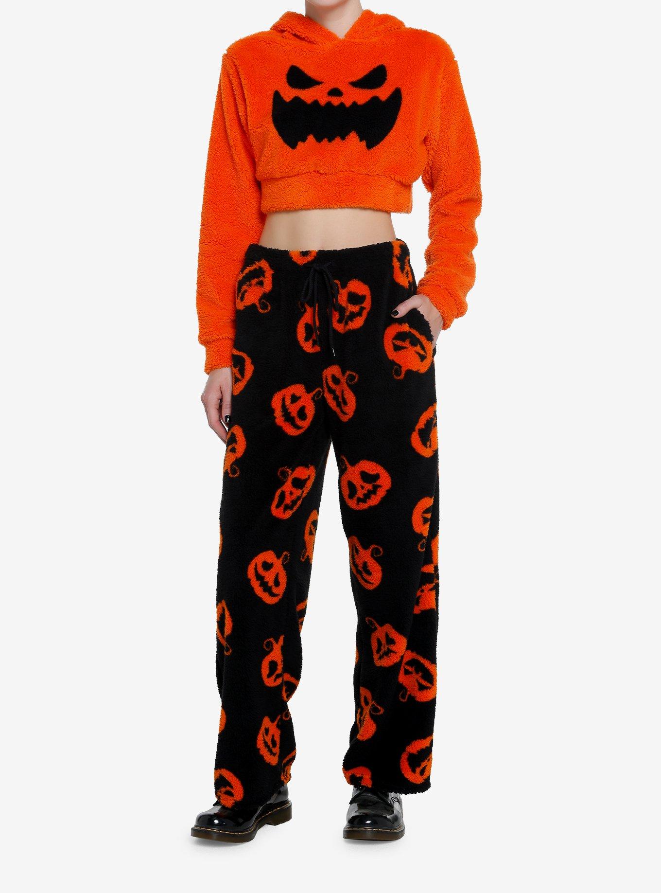  AmShibel Halloween Women's Fuzzy Pajama Pants