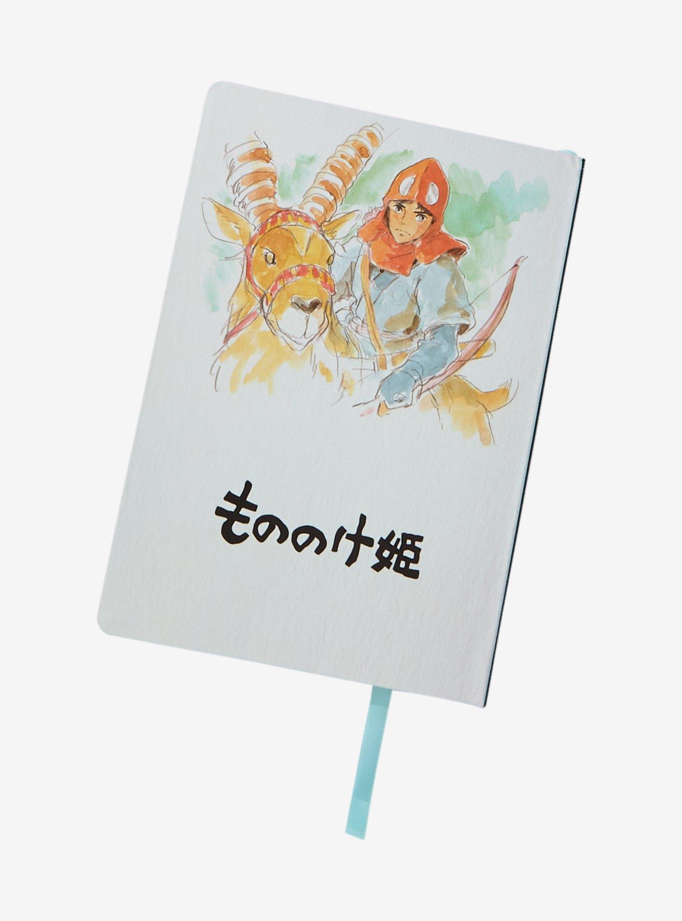Studio Ghibli Princess Mononoke Watercolor Portrait Journal, , alternate
