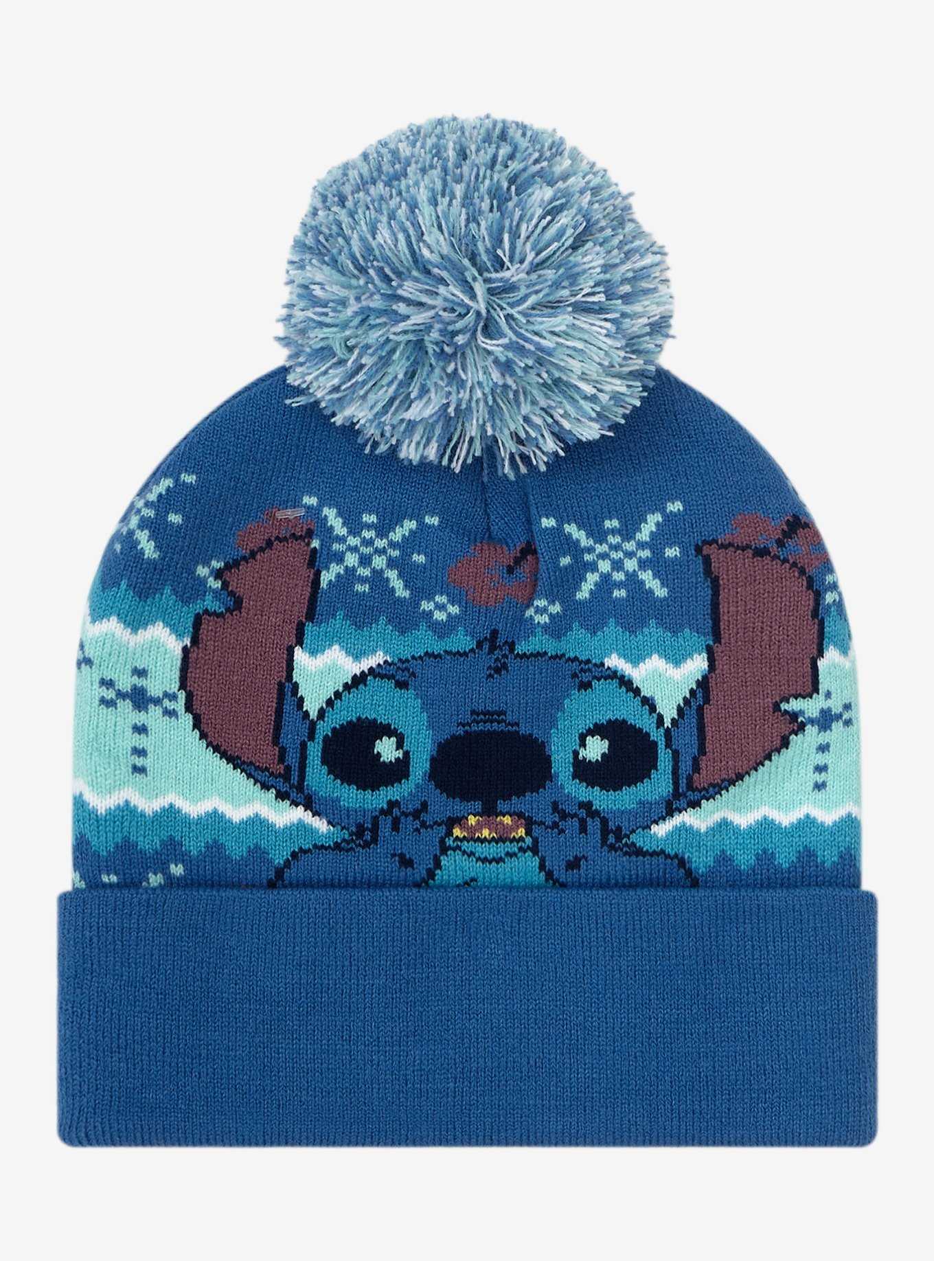 Disney Lilo & Stitch Fair Isle Pom Beanie, , hi-res