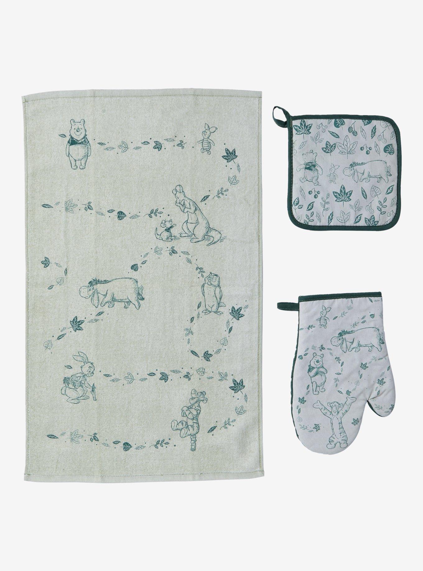 Disney Winnie the Pooh Characters & Plants Allover Print Kitchen Set - BoxLunch Exclusive, , alternate