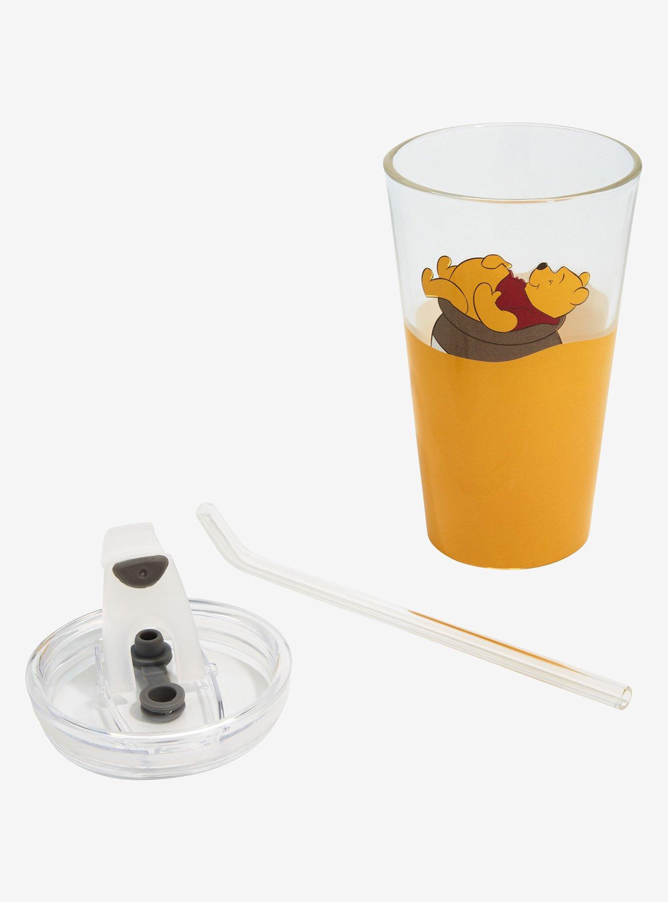 Disney Winnie the Pooh Hunny Pint Glass with Lid, , alternate