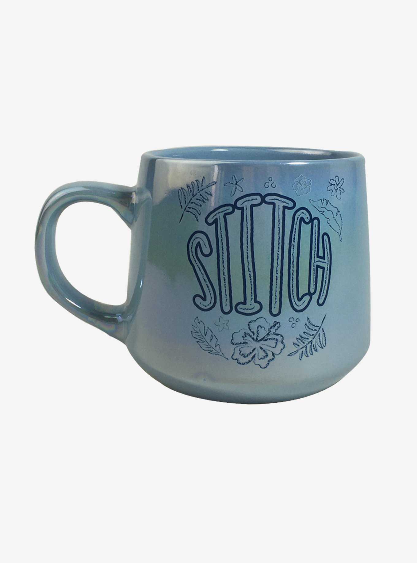 Disney Store Lilo & Stitch Coffee Mug Angry Grumpy Face Stitch 3D Large Cup