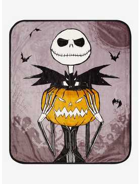 Disney The Nightmare Before Christmas Jack Skellington Double-Sided Throw - BoxLunch Exclusive, , hi-res