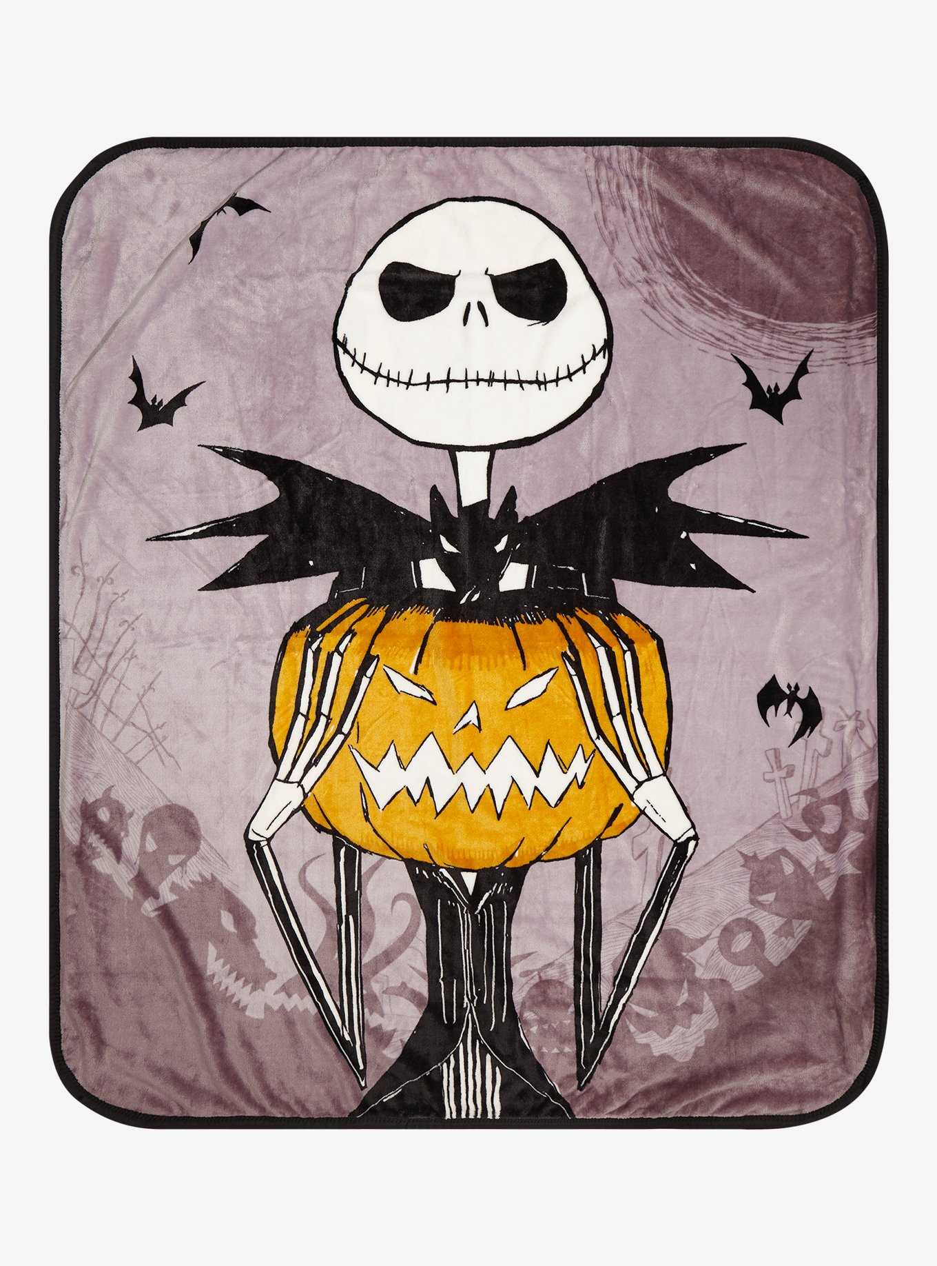 Disney The Nightmare Before Christmas Jack Skellington Double-Sided Throw - BoxLunch Exclusive, , hi-res