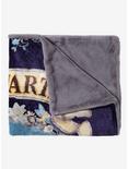 Harry Potter Floral Hogwarts Castle Faux Fur Lined Throw - BoxLunch Exclusive, , alternate