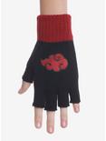Naruto Akatsuki Cloud Fingerless Gloves, , alternate
