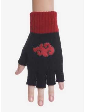 Naruto Akatsuki Cloud Fingerless Gloves, , hi-res