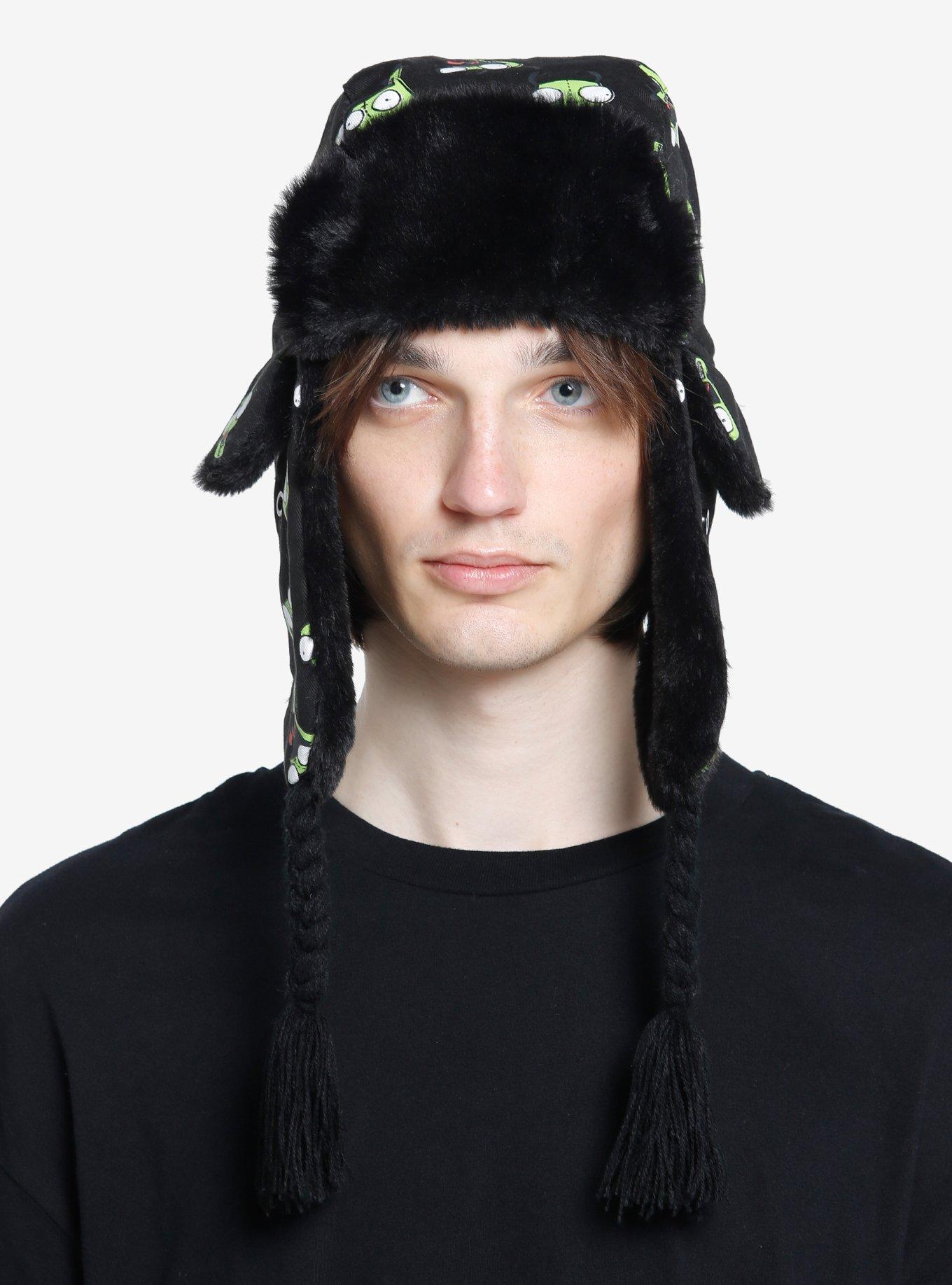 Invader Zim Faux Fur Trapper Hat, , alternate