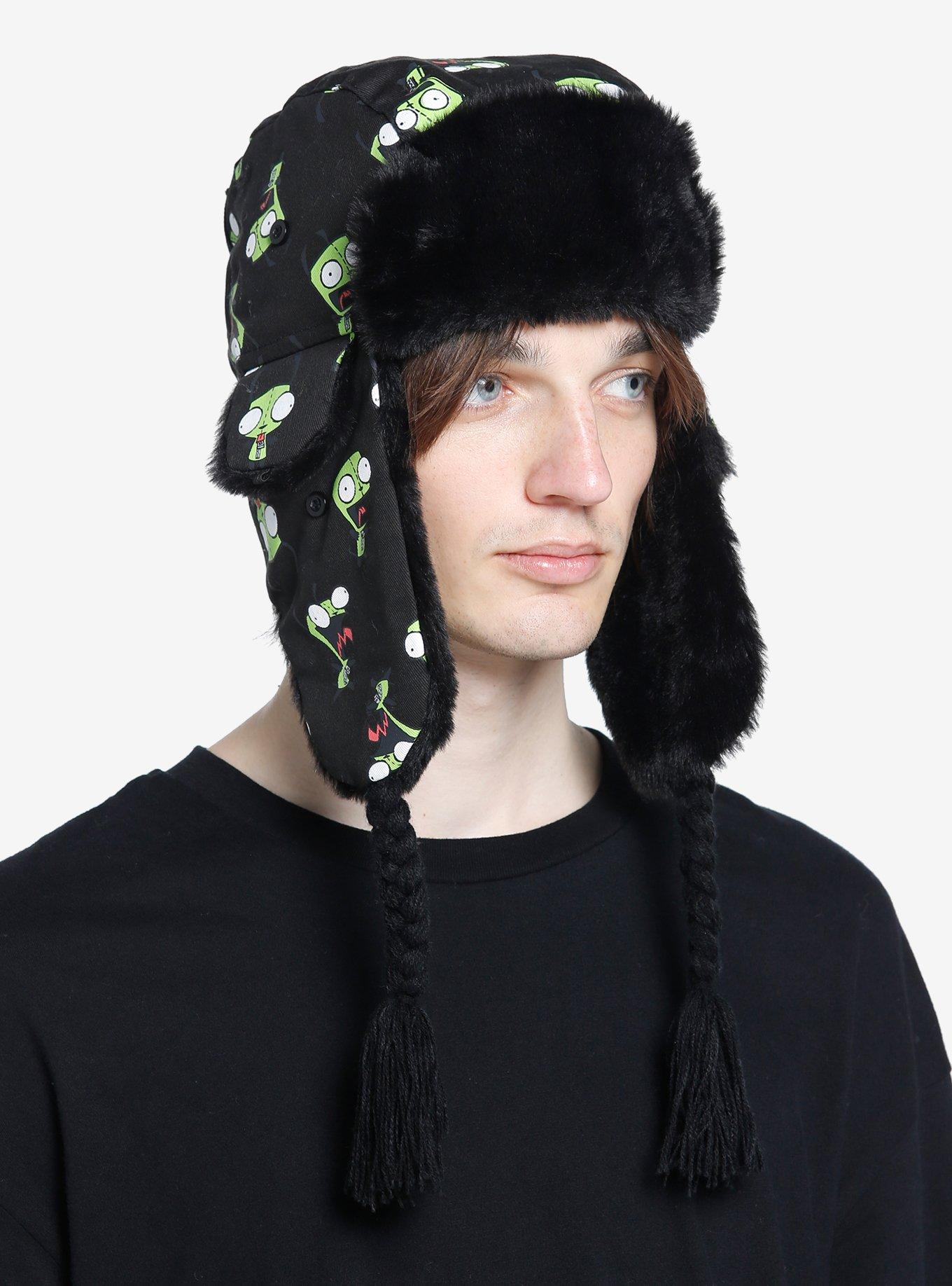 Invader Zim Faux Fur Trapper Hat, , alternate
