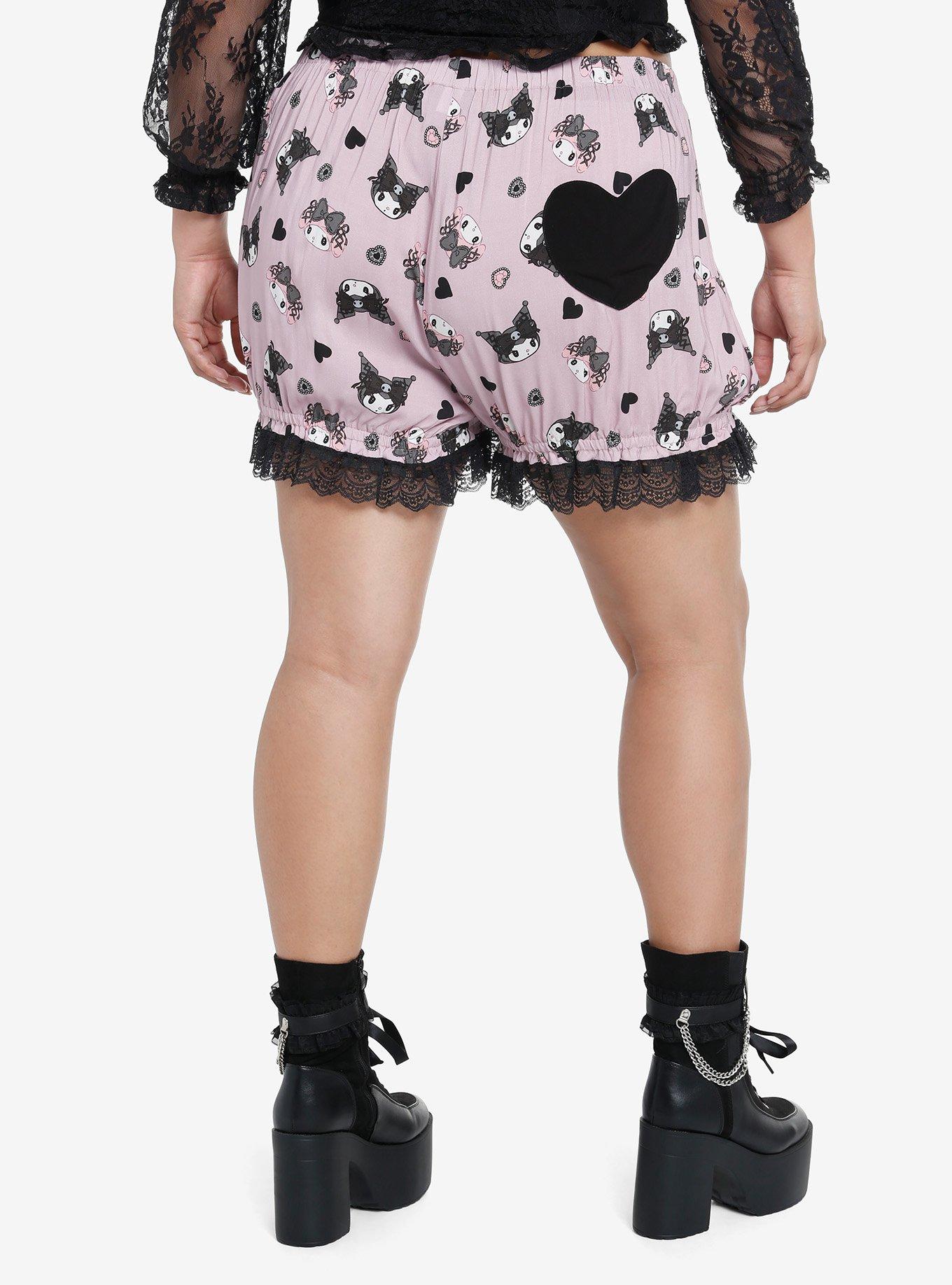 My Melody & Kuromi Lolita Bloomer Shorts Plus Size, , hi-res