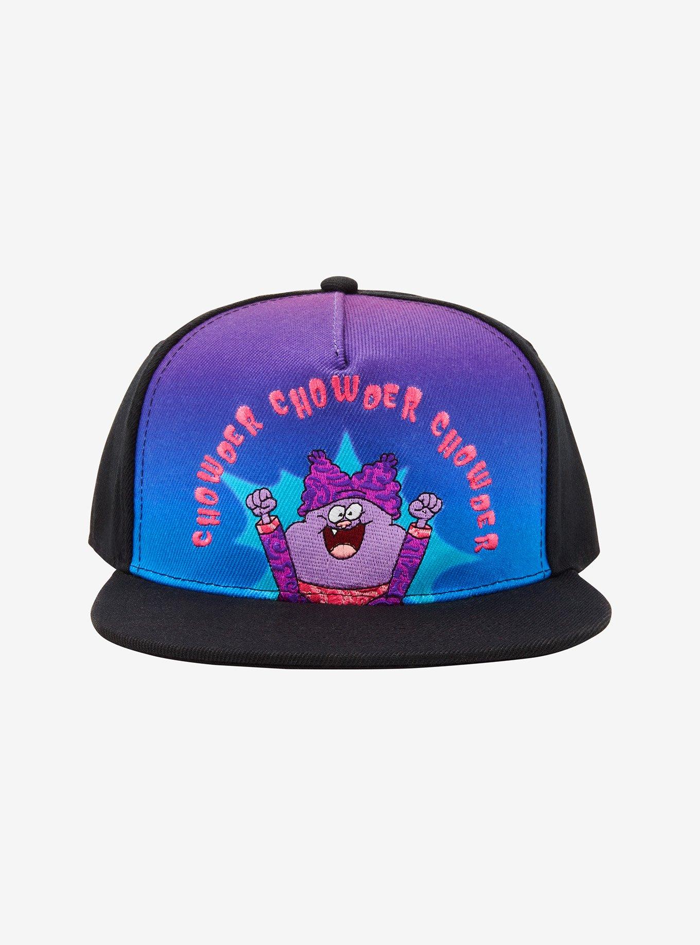 Chowder Smiling Face Snapback Hat, , alternate