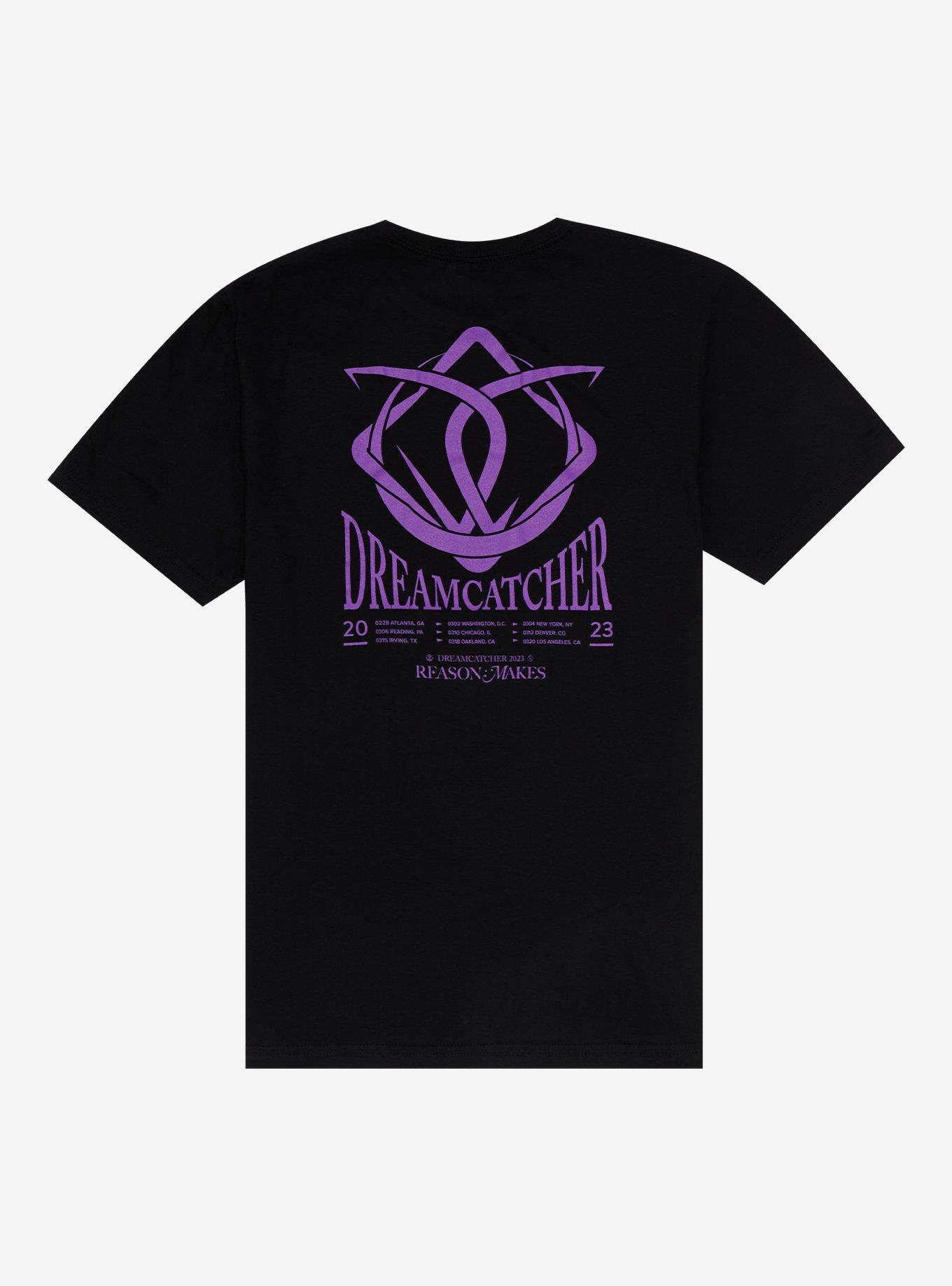 Dreamcatcher Reason: Makes 2023 Tour T-Shirt, BLACK, alternate