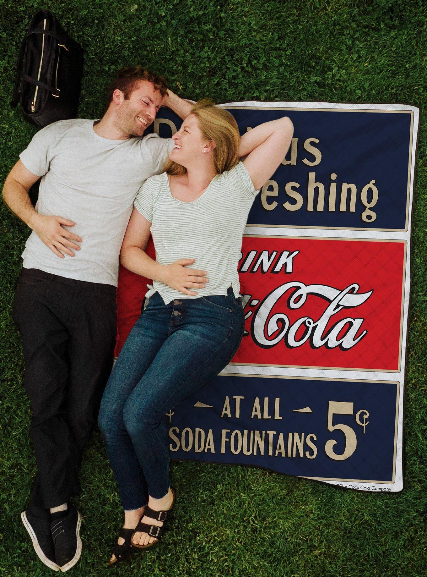 Coca-Cola Delicious Refreshing Impresa Picnic Blanket, , alternate