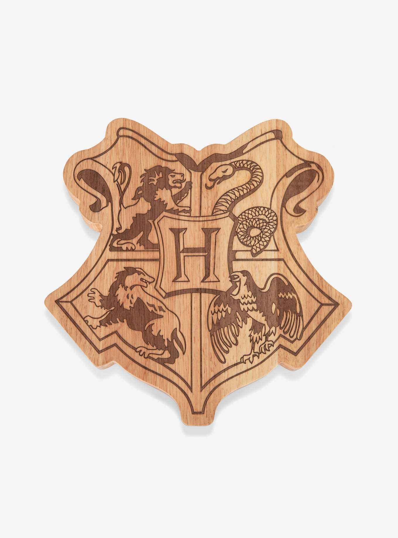 Harry Potter Hogwarts Crest Parawood Cheese Set with Tools, , hi-res