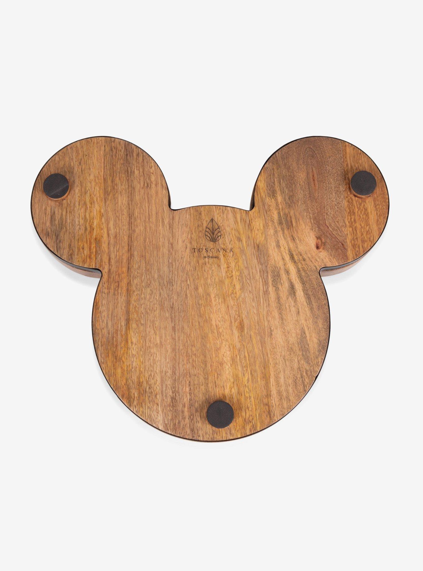 Disney Mickey Mouse Shaped Mango Wood Serving Tray