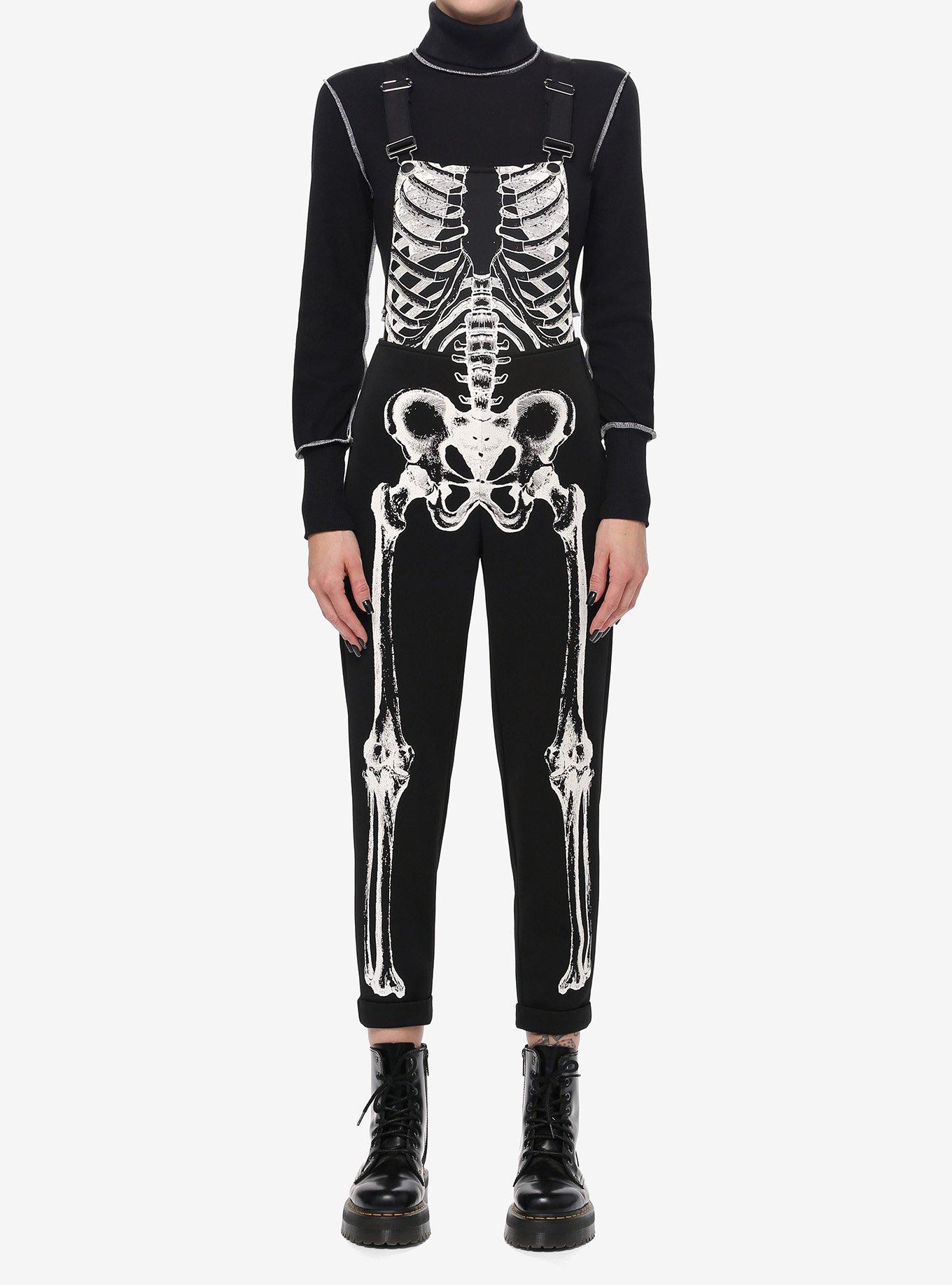 Skeleton Scuba Overalls, BONE, alternate