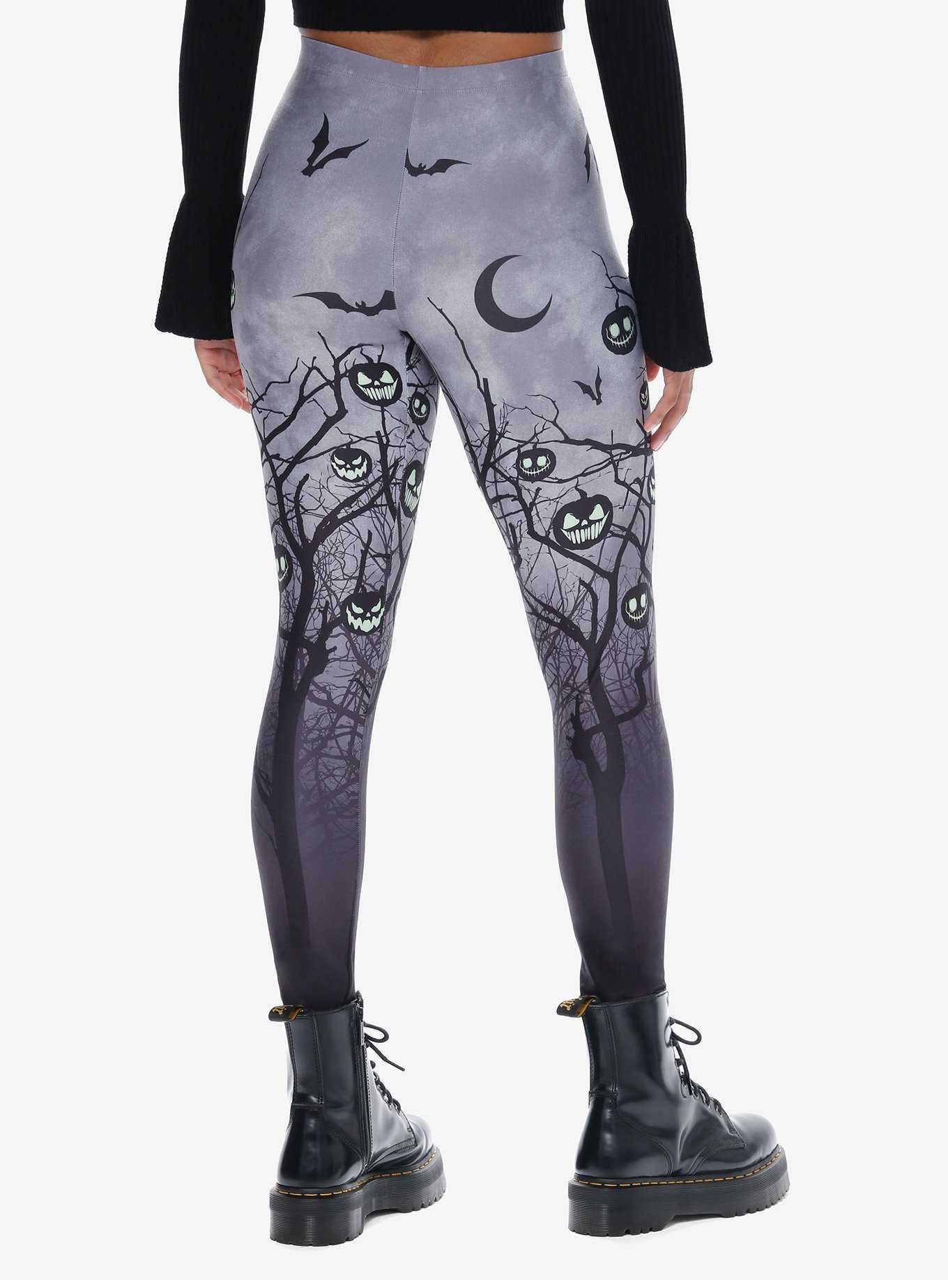 Social Collision Scary Pumpkin Leggings, , hi-res