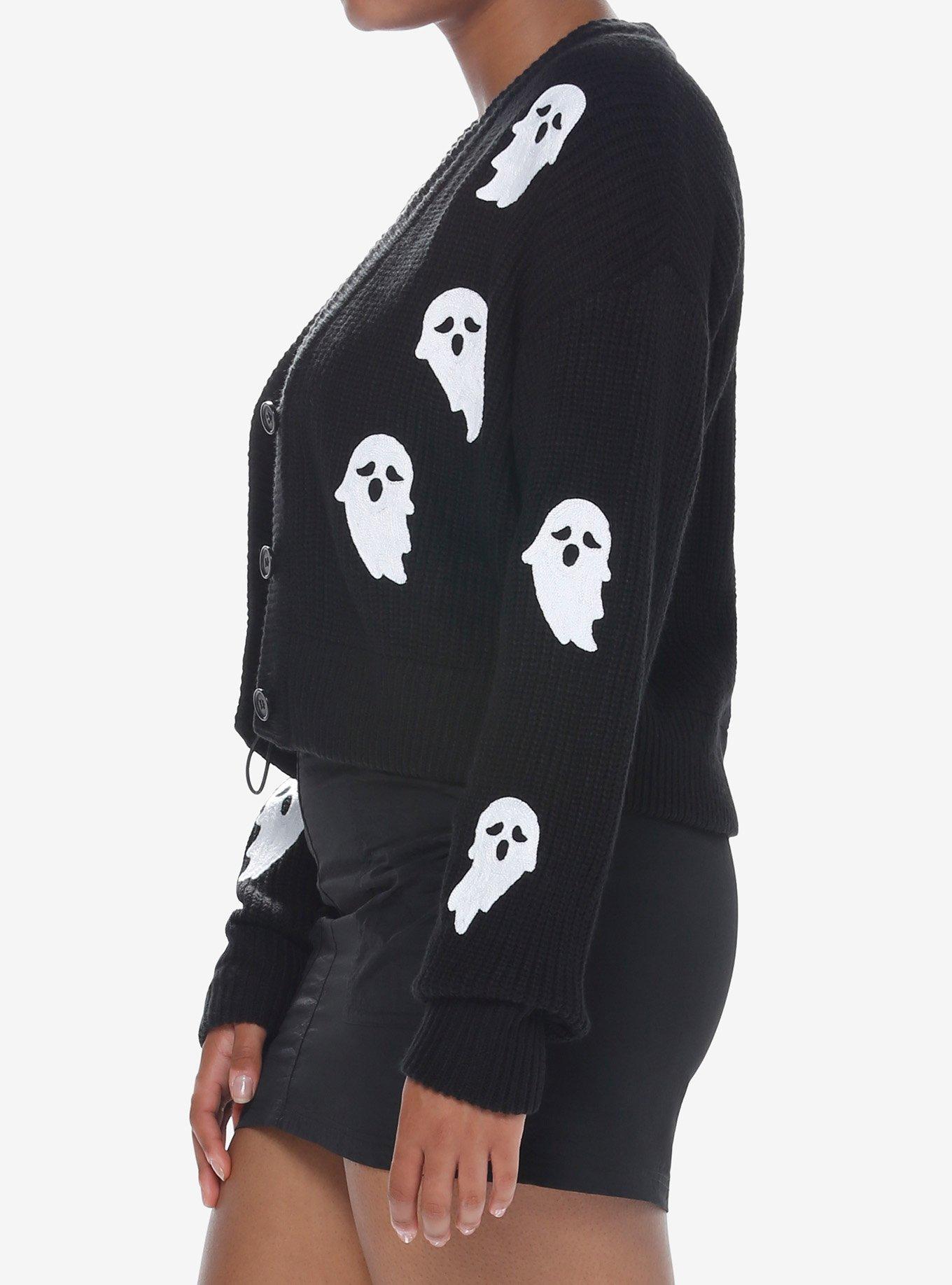 Sweet Society Ghost Crop Cardigan & Tank Top Set, MULTI, alternate