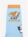 Cool Socks Cat Lover Allover Print Crew Socks, , alternate