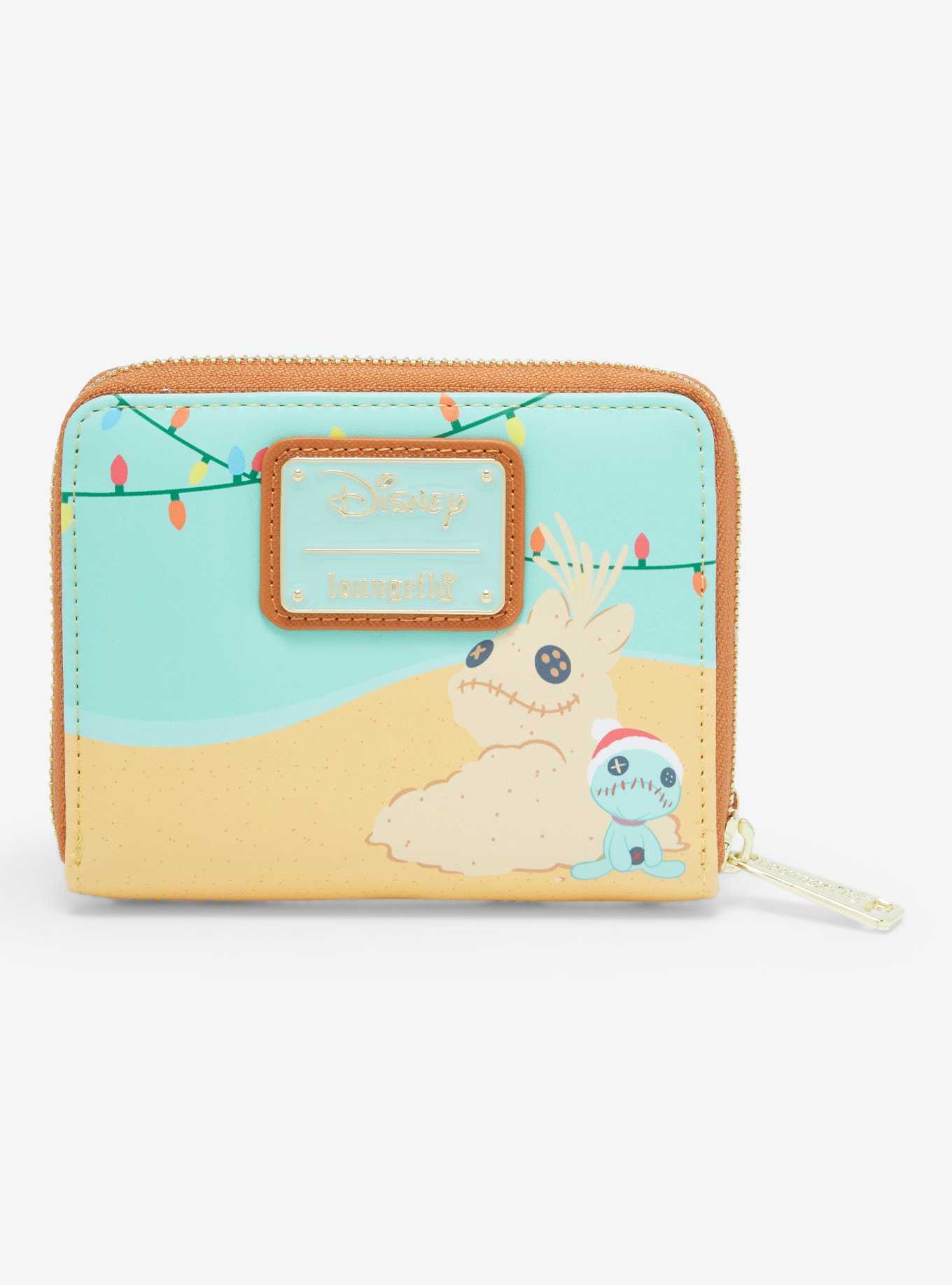 Loungefly Disney Lilo & Stitch Sand Snowman Small Zip Wallet - BoxLunch Exclusive, , hi-res