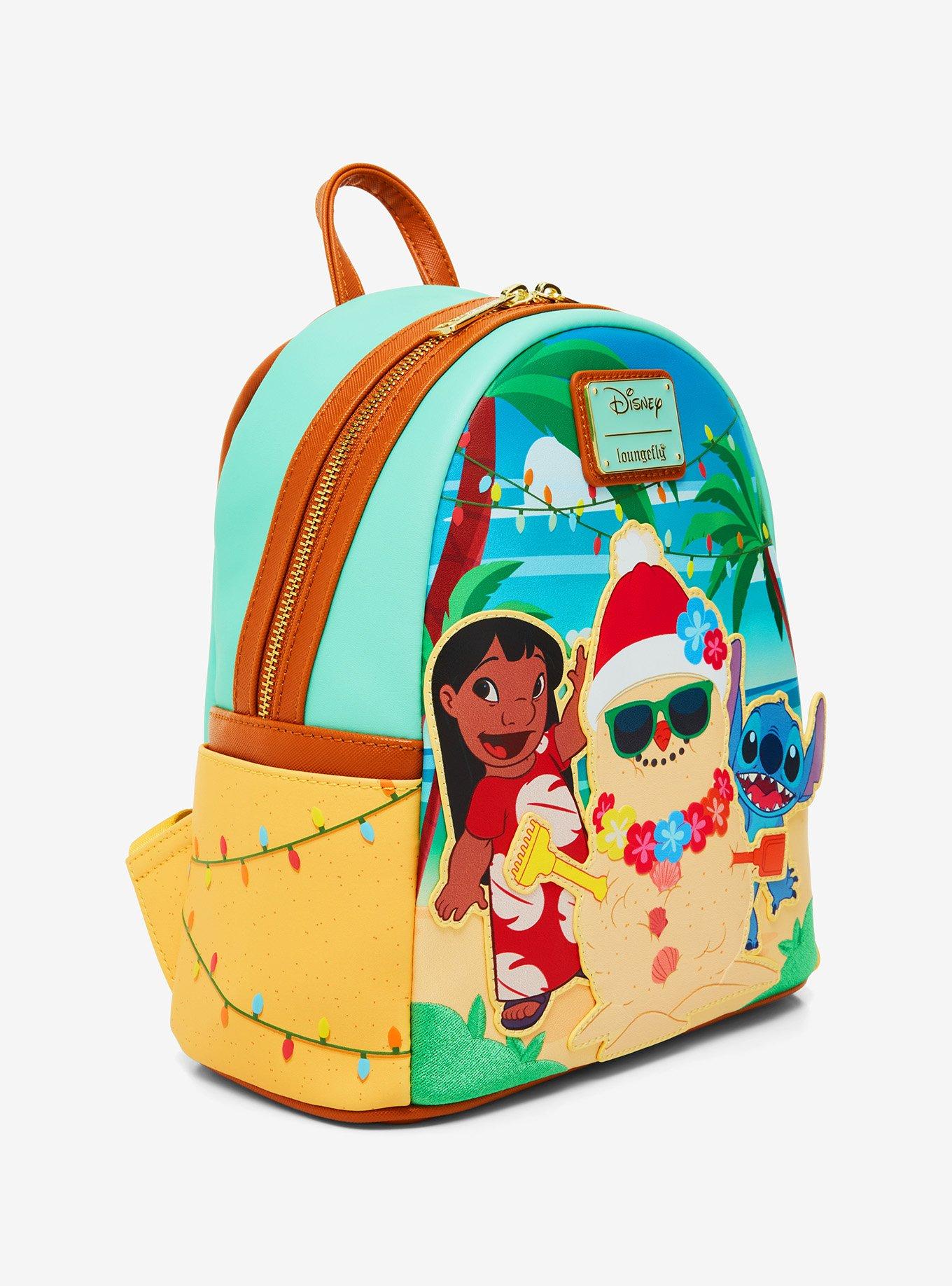 Loungefly Disney Lilo & Stitch Sand Snowman Glow-in-the-Dark Mini Backpack - BoxLunch Exclusive, , alternate