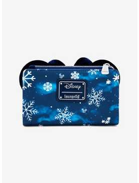 Loungefly Disney Minnie Mouse Snowflake Ears Small Wallet - BoxLunch Exclusive, , hi-res