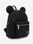 Loungefly Disney Mickey Mouse Puffer Quilt Ears Mini Backpack - BoxLunch Exclusive, , alternate