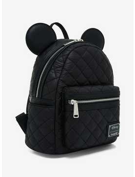 Loungefly Disney Mickey Mouse Puffer Quilt Ears Mini Backpack - BoxLunch Exclusive, , hi-res