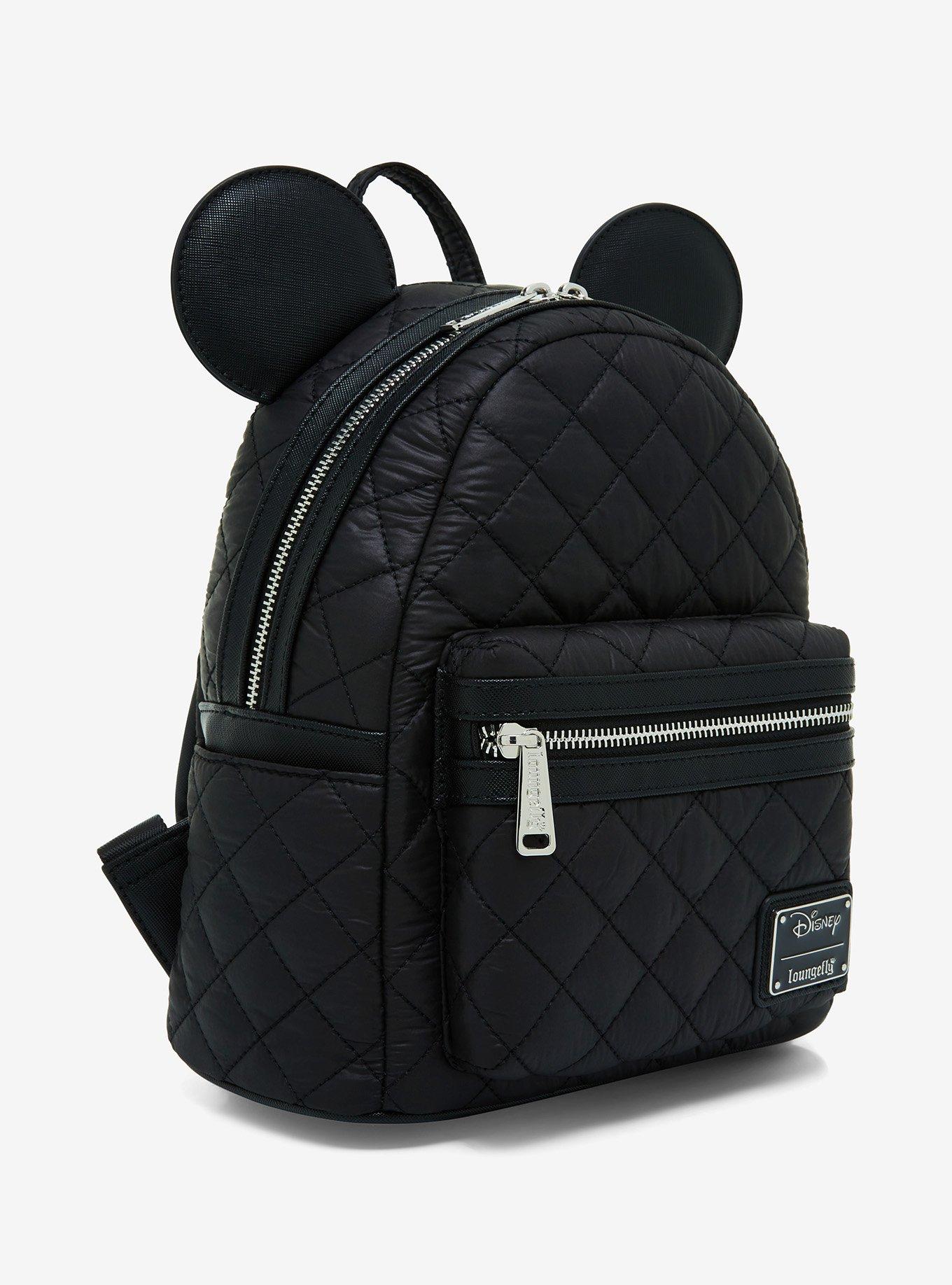 Loungefly Disney Mickey Mouse Puffer Quilt Ears Mini Backpack - BoxLunch Exclusive, , hi-res