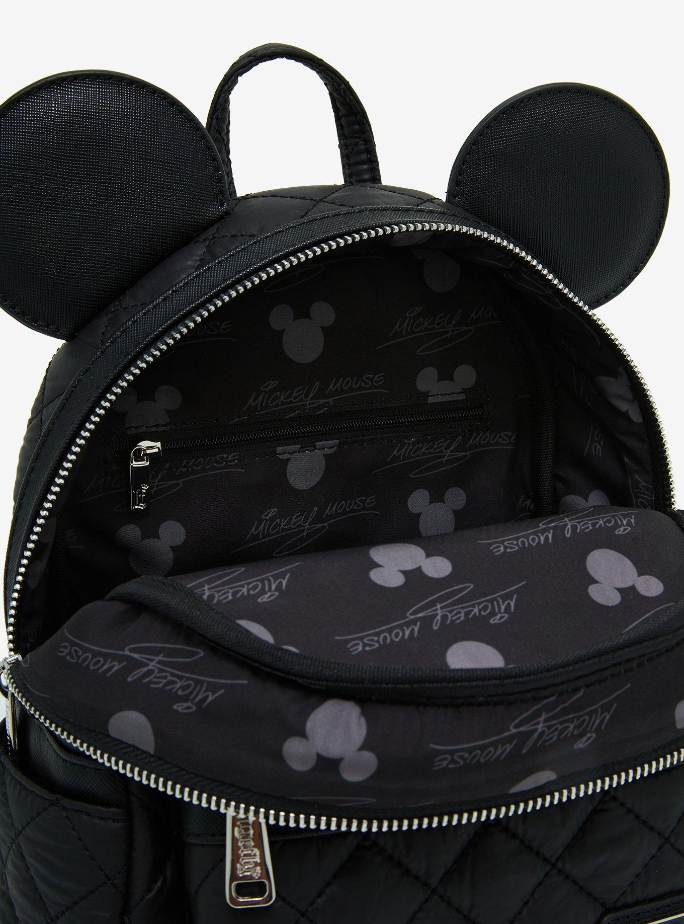 Loungefly Disney Mickey Mouse Puffer Quilt Ears Mini Backpack - BoxLunch Exclusive, , alternate