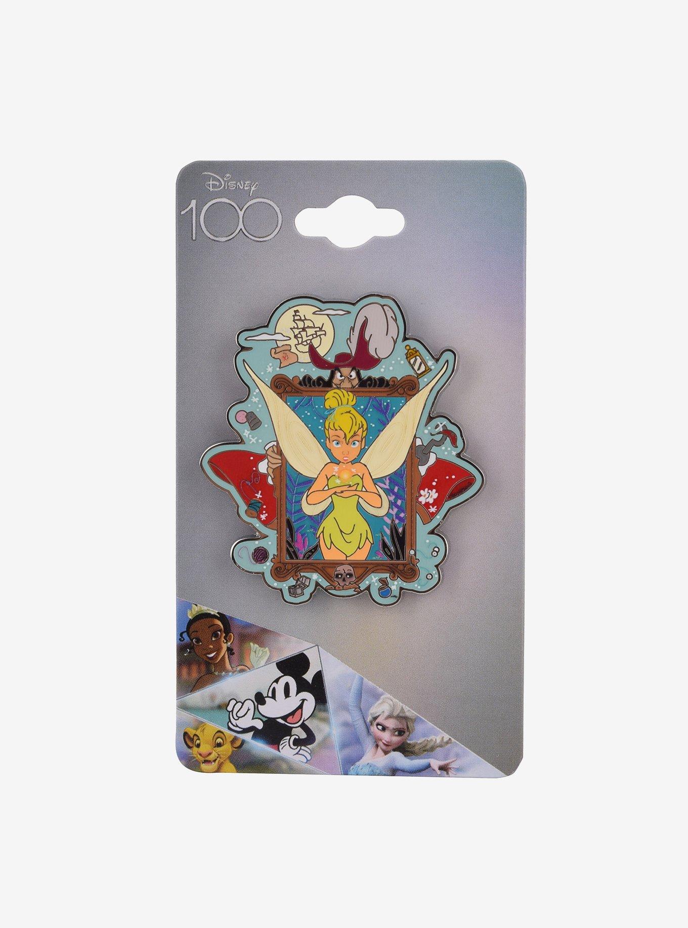 Disney 100 Peter Pan Tinker Bell Frame Enamel Pin - BoxLunch Exclusive, , alternate