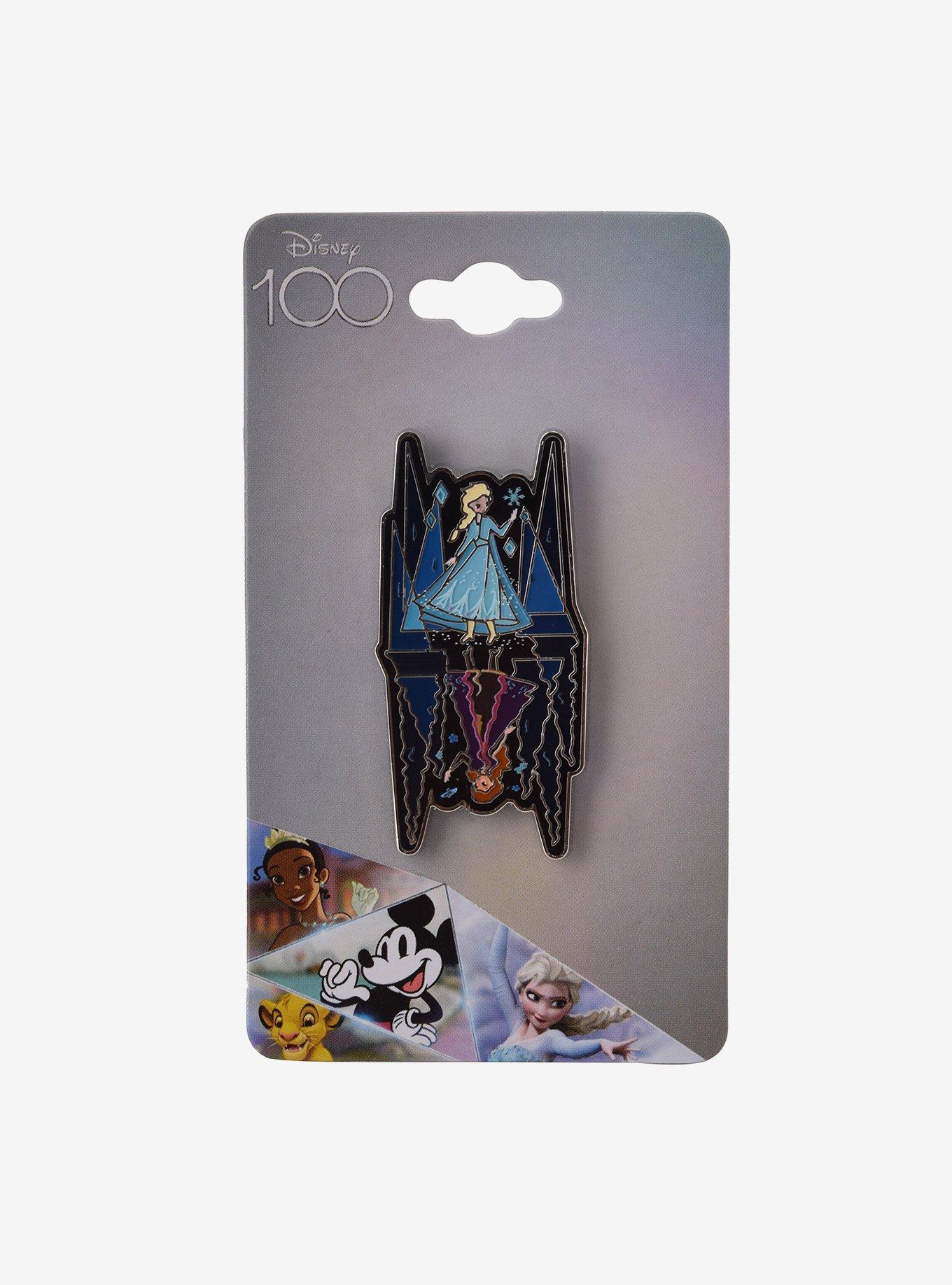 Disney 100 Frozen Anna & Elsa Reflection Enamel Pin - BoxLunch Exclusive, , alternate
