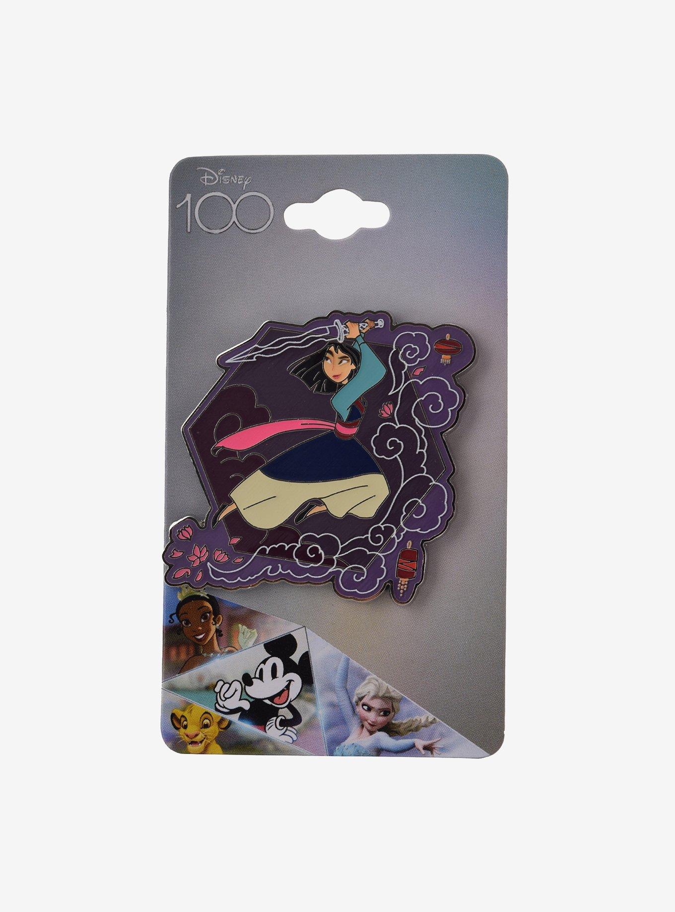 Disney 100 Mulan Fighting Stance Mulan Enamel Pin - BoxLunch Exclusive, , alternate
