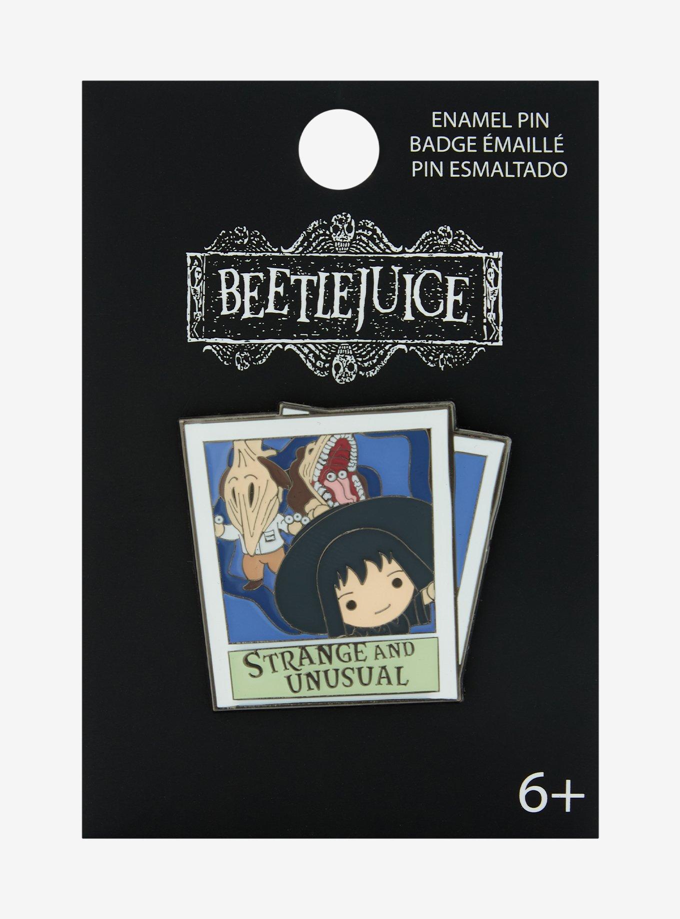 Loungefly Beetlejuice Lydia & Maitlands Polaroid Portrait Enamel Pin - BoxLunch Exclusive, , alternate