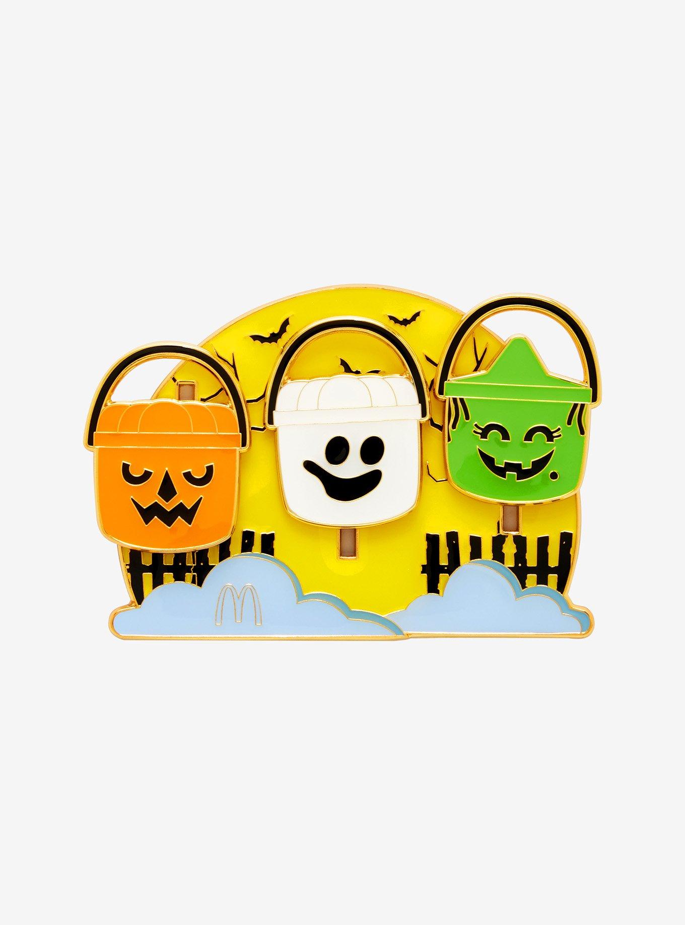 Loungefly McDonald's Halloween Happy Meal Buckets Sliding Limited Edition Enamel Pin - BoxLunch Exclusive, , alternate
