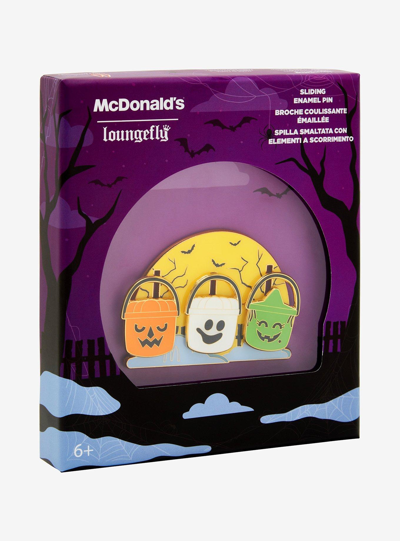 Loungefly McDonald's Halloween Happy Meal Buckets Sliding Limited Edition Enamel Pin - BoxLunch Exclusive, , alternate