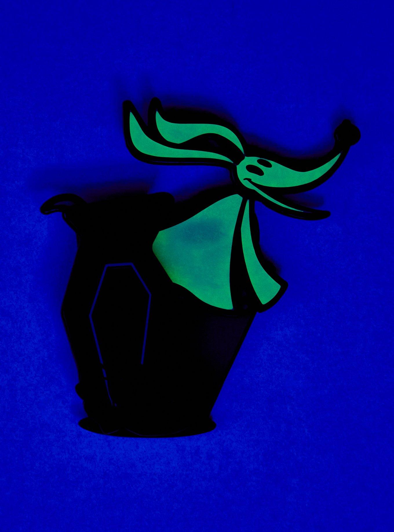 Loungefly The Nightmare Before Christmas 30th Anniversary Zero Gravestone Sliding Glow-in-the-Dark Limited Edition Enamel Pin - BoxLunch Exclusive, , alternate